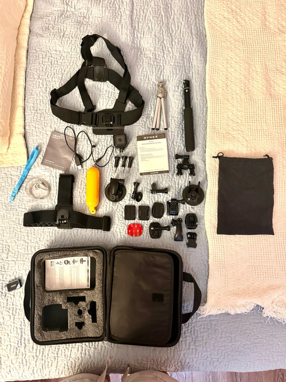 GoPro HERO4 Session Action Camera & Dynex Accessory Kit Bundle